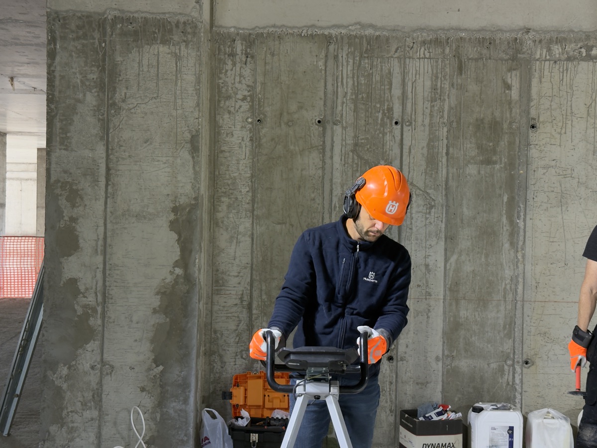 Husqvarna machine live demonstration at HCSEE event